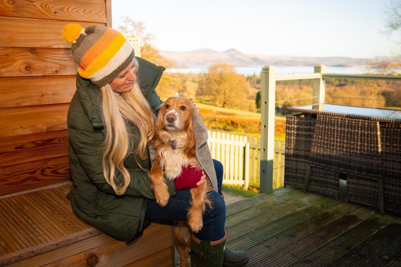 Bonnie Barns - Adults Only Luxury Lodges With Hot Tubs Luss Eksteriør bilde