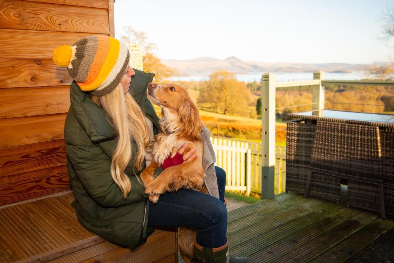 Bonnie Barns - Adults Only Luxury Lodges With Hot Tubs Luss Eksteriør bilde
